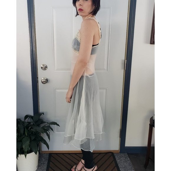 Vintage 60s Sheer Slip - Picture 2 of 4